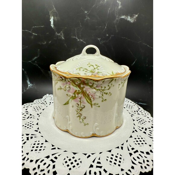 Rosenthal Classic Rose Catherine 24K Gold accents Sugar Bowl w/ Lid Germany - Picture 6 of 17